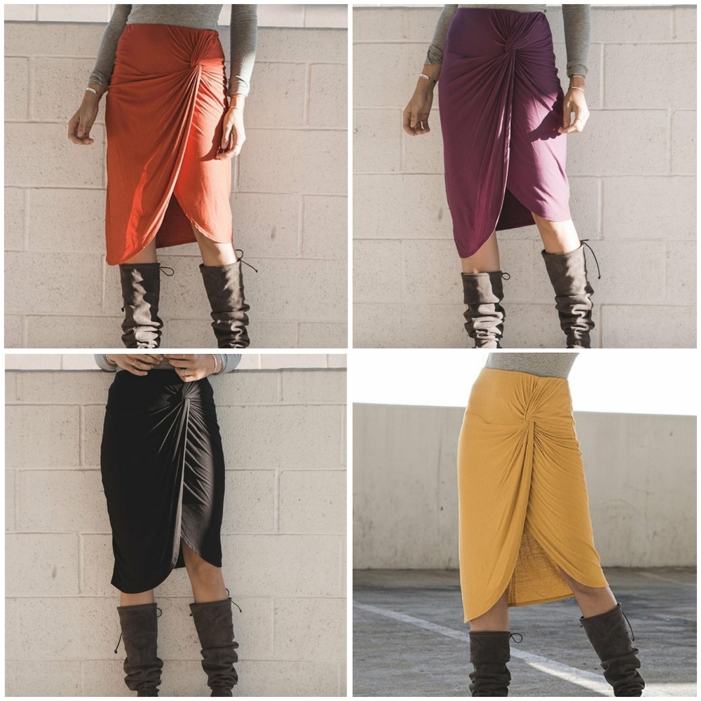NWT - Lightweight Boho side knot skirts